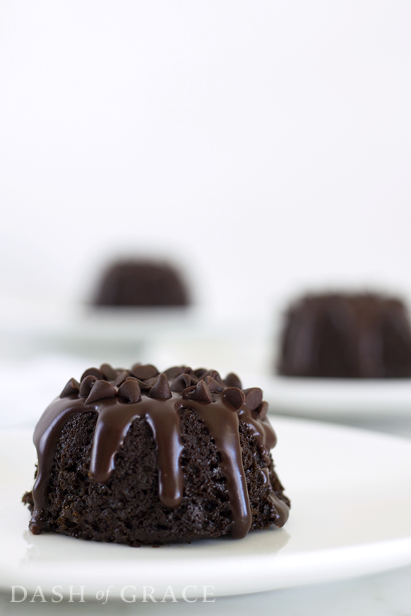 Triple chocolate bundt cake