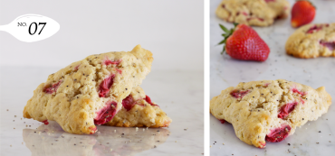 Strawberry Pepper Scones