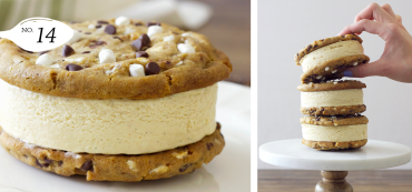 S’mores Ice Cream Cookie Sandwiches with Homemade Marshmallow Ice Cream